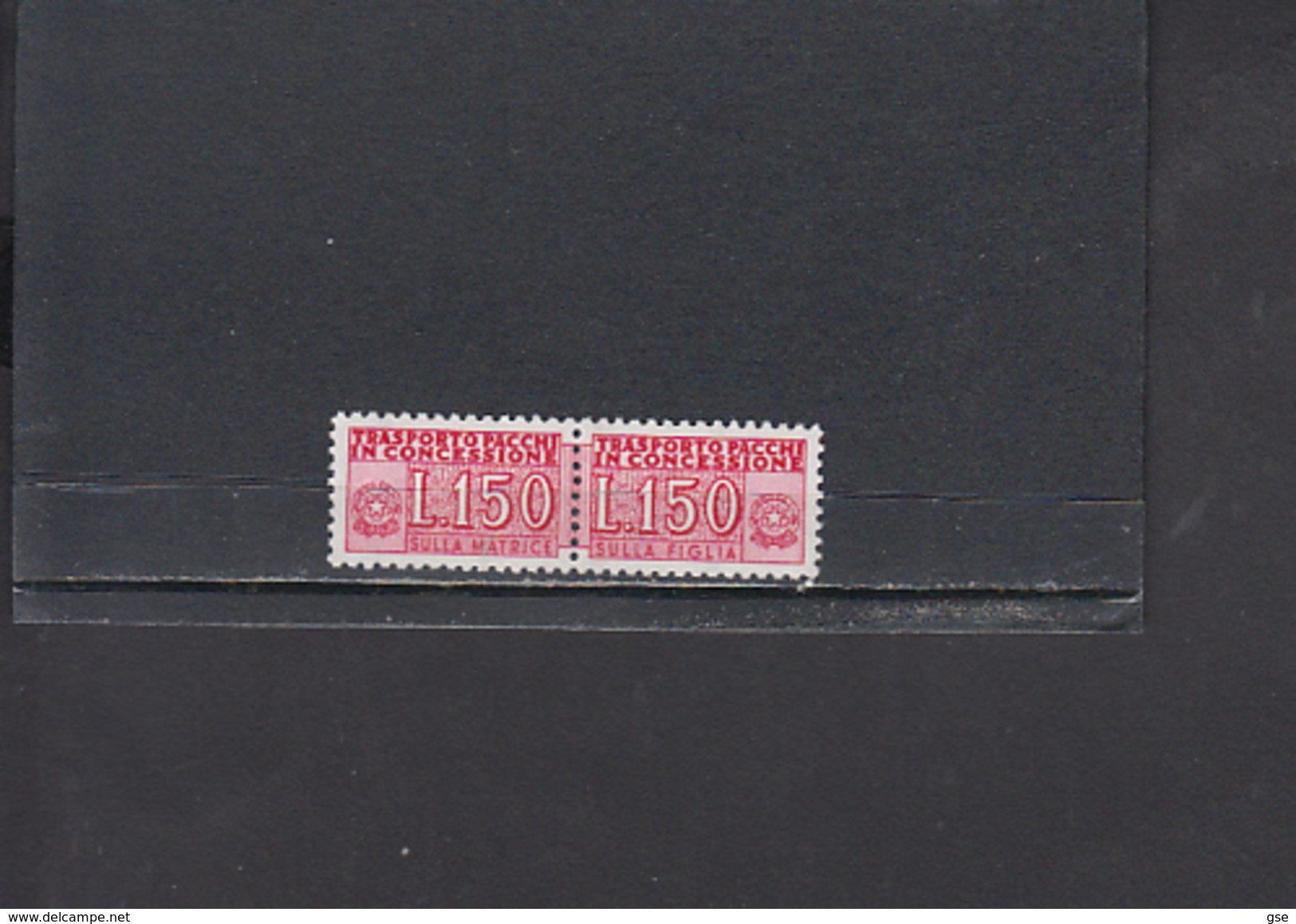 ITALIA  1955-81 - Sassone  16** - Pacchi Concessione - Consigned Parcels