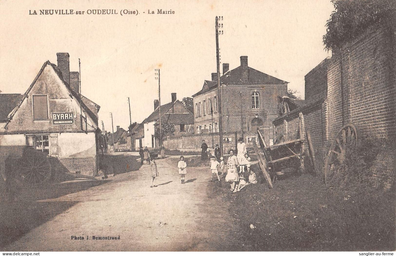 CPA 60 LA NEUVILLE SUR OUDEUIL / LA MAIRIE / CPA RARE - Autres & Non Classés