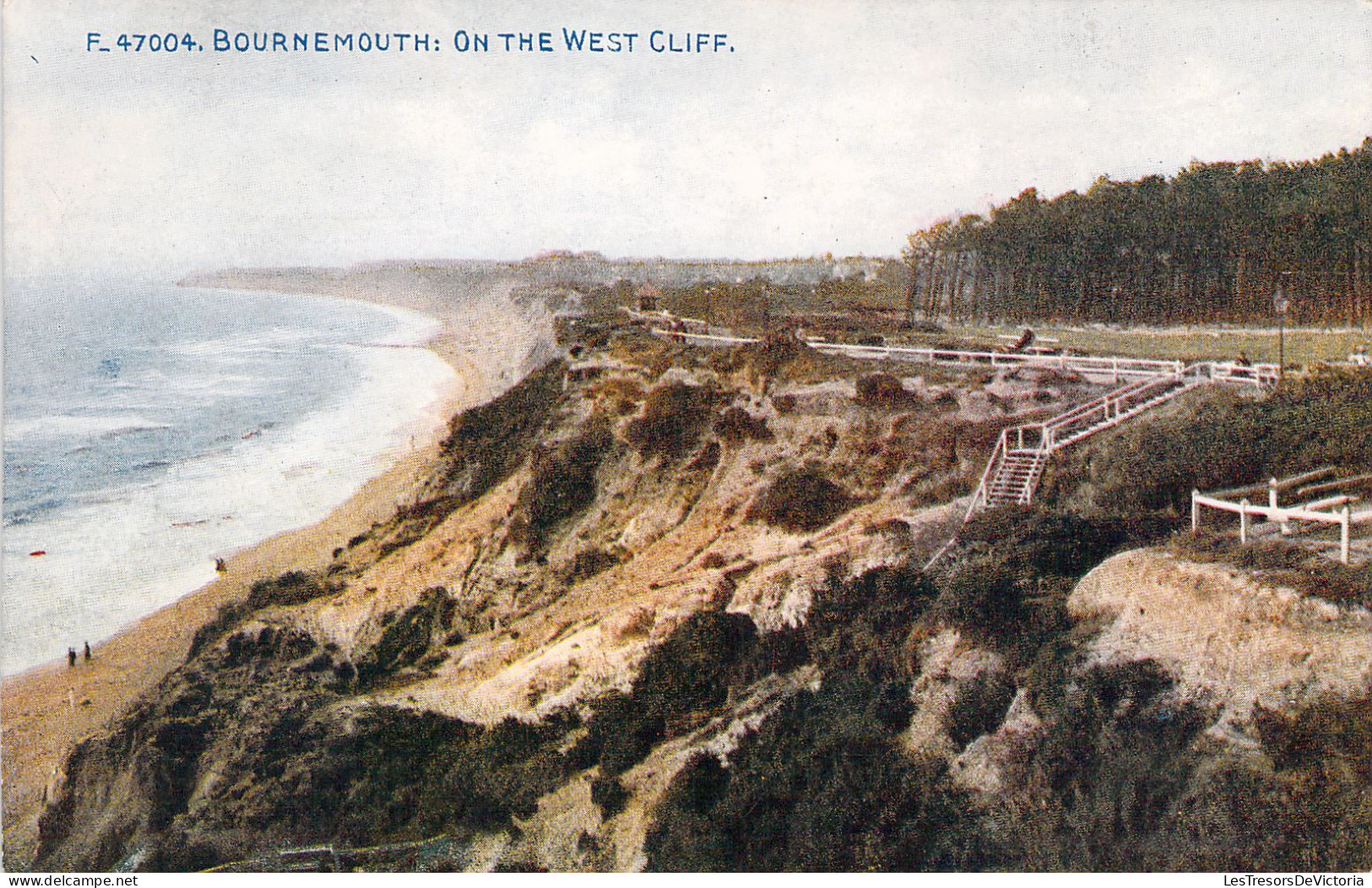 ENGLAND - BOURNEMOUTH - On The West Cliff - Carte Postale Ancienne - Bournemouth (desde 1972)