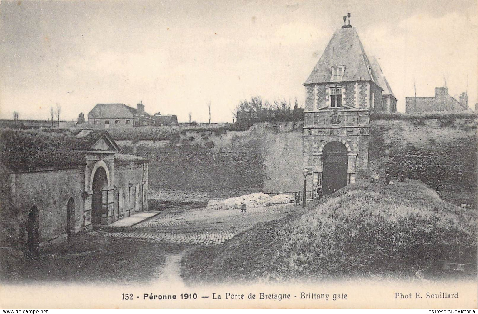 FRANCE - 80 - PERONNE - La Porte De Bretagne - 1910 - Carte Postale Ancienne - Peronne