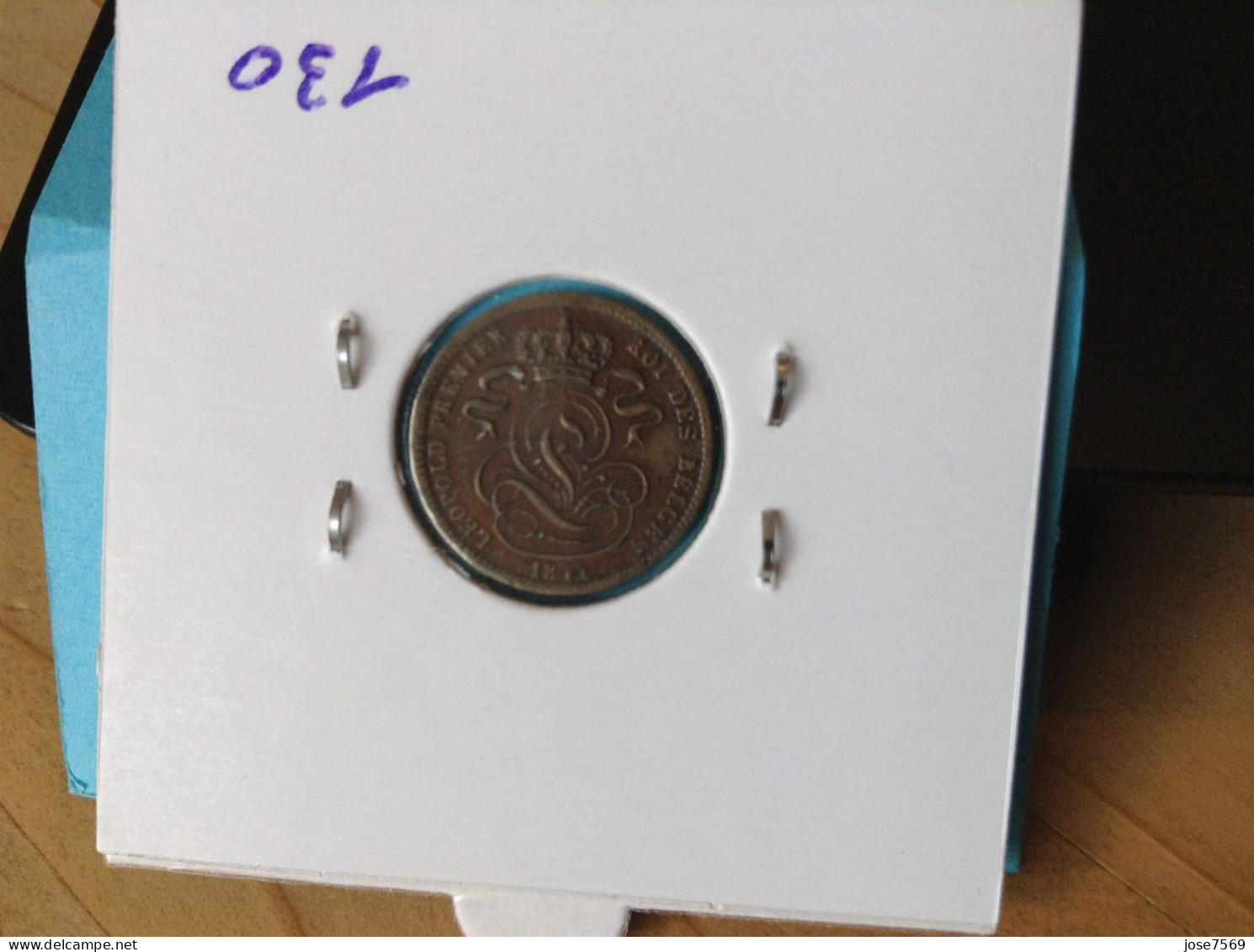 België Leopold I 1 Cent 1844. (Morin 117) - 1 Cent