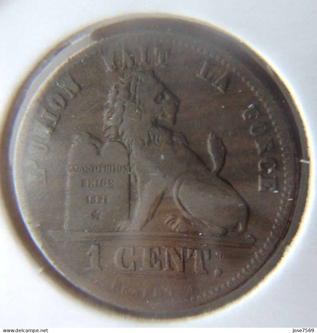 België Leopold I 1 Cent 1849. (Morin 122) - 1 Centime