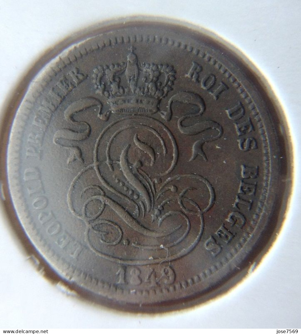 België Leopold I 1 Cent 1849. (Morin 122) - 1 Cent