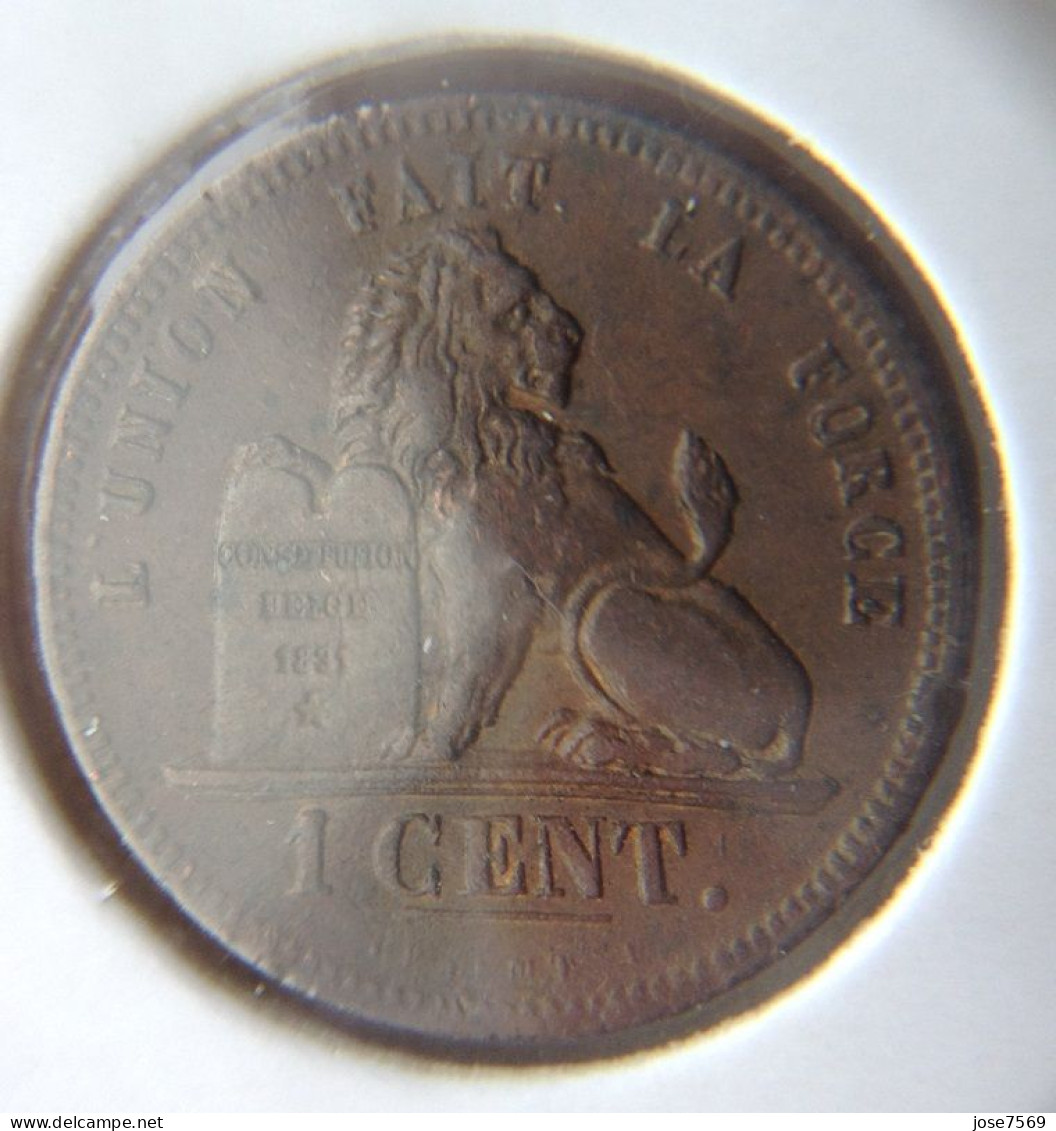 België Leopold I 1 Cent 1850. (Morin 123) - 1 Cent