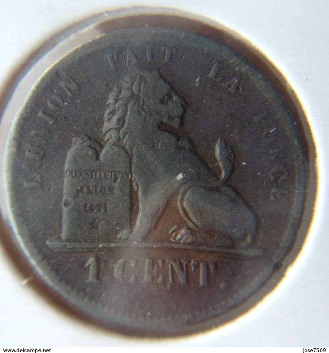 België Leopold I 1 Cent 1857. (Morin 125a) - 1 Cent
