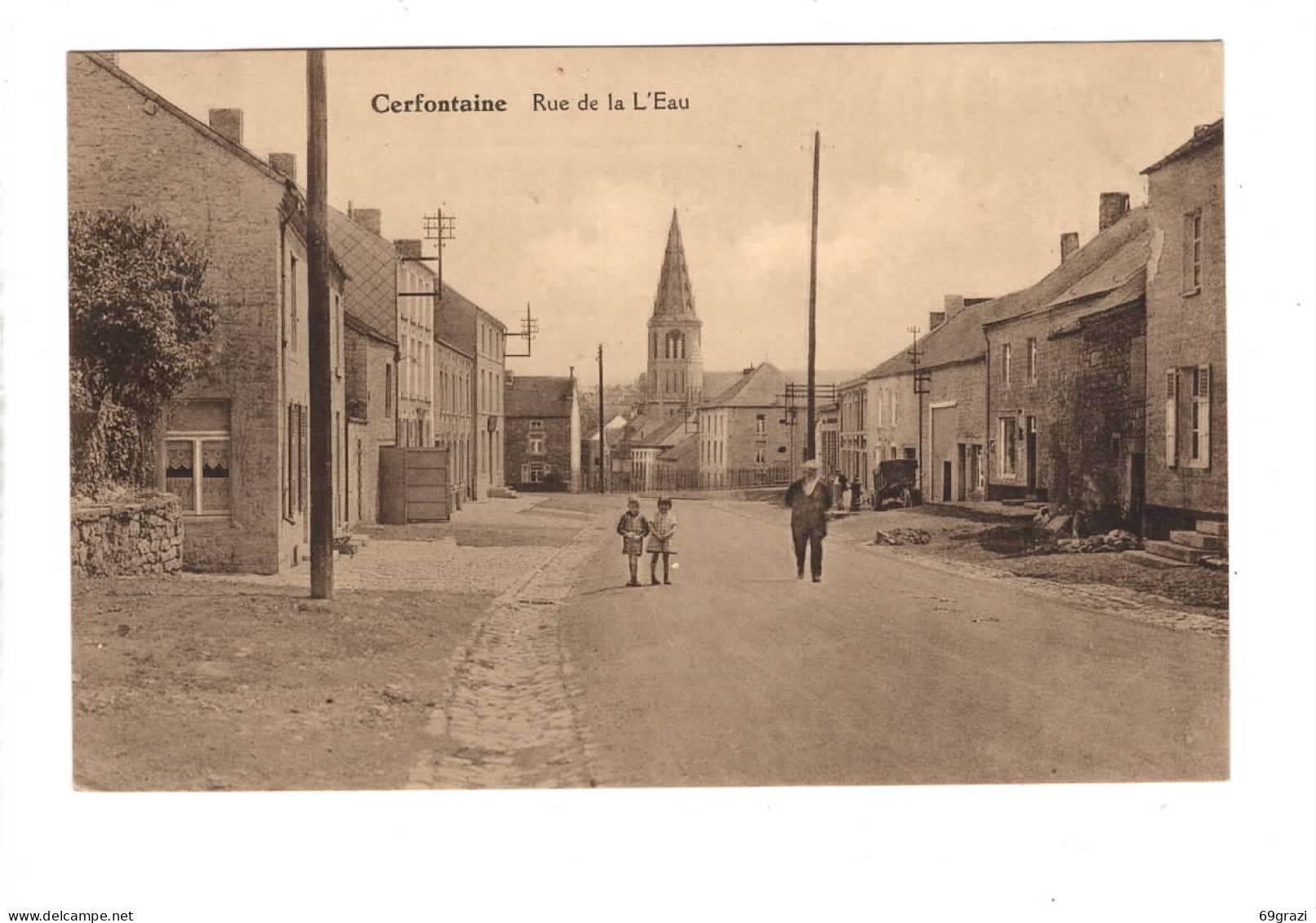 Cerfontaine Rue De La L'eau ( TRES Rare ) - Cerfontaine