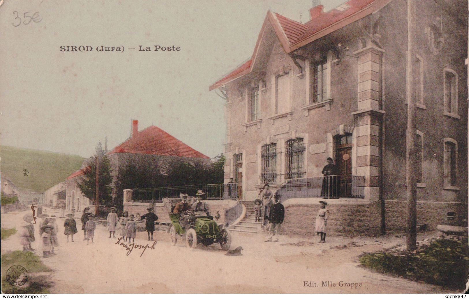 Sirod   (39) La Poste CPA  1907 - Gendrey