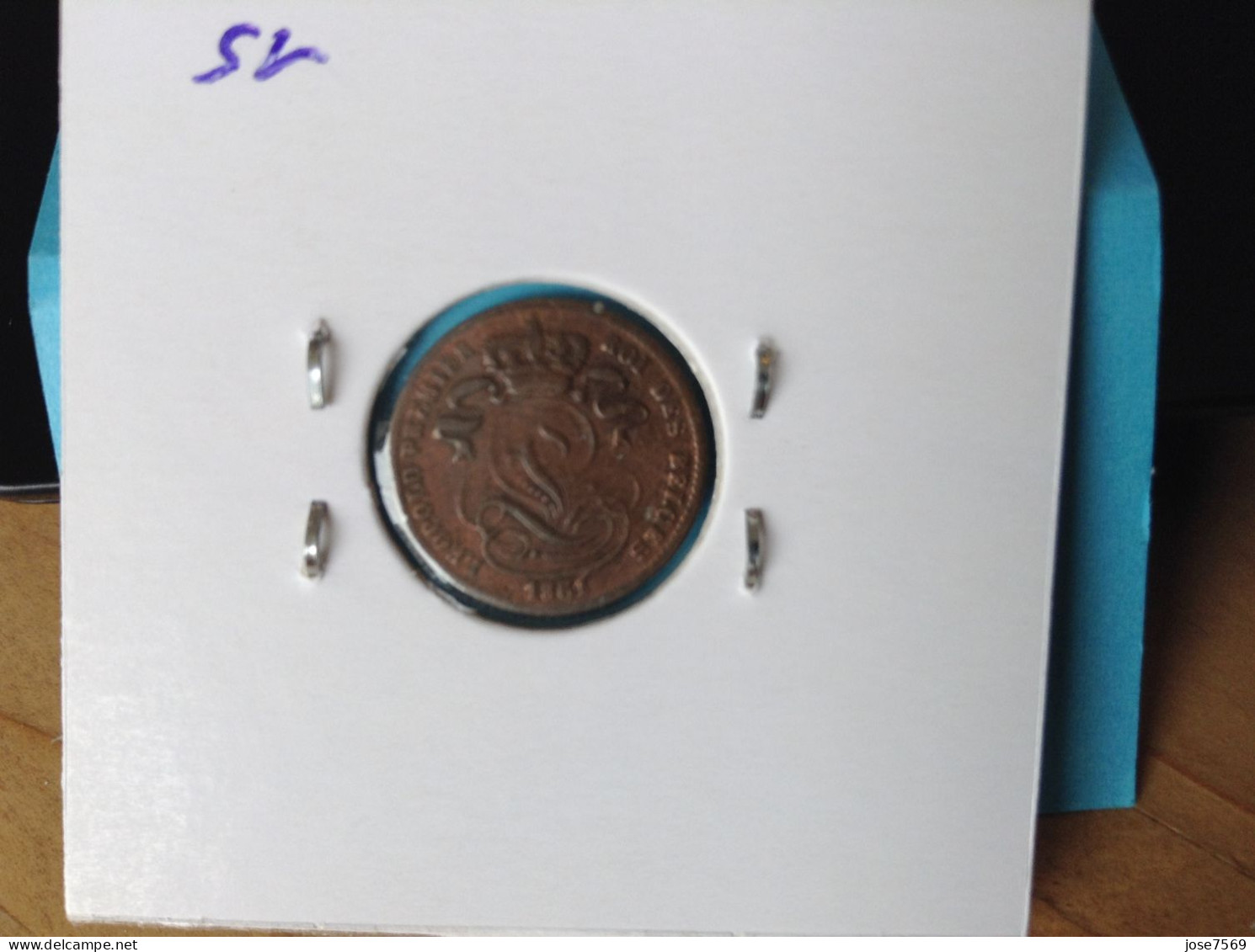 België Leopold I 1 Cent 1861. (Morin 129) - 1 Centime