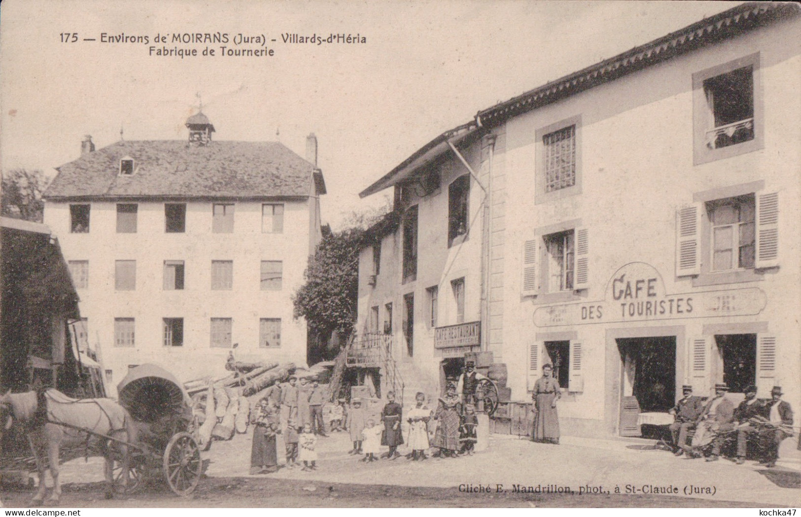 Villards D'heria   (39) Environs De Moirans - Fabrique De Tournerie  CPA  1905 - Gendrey