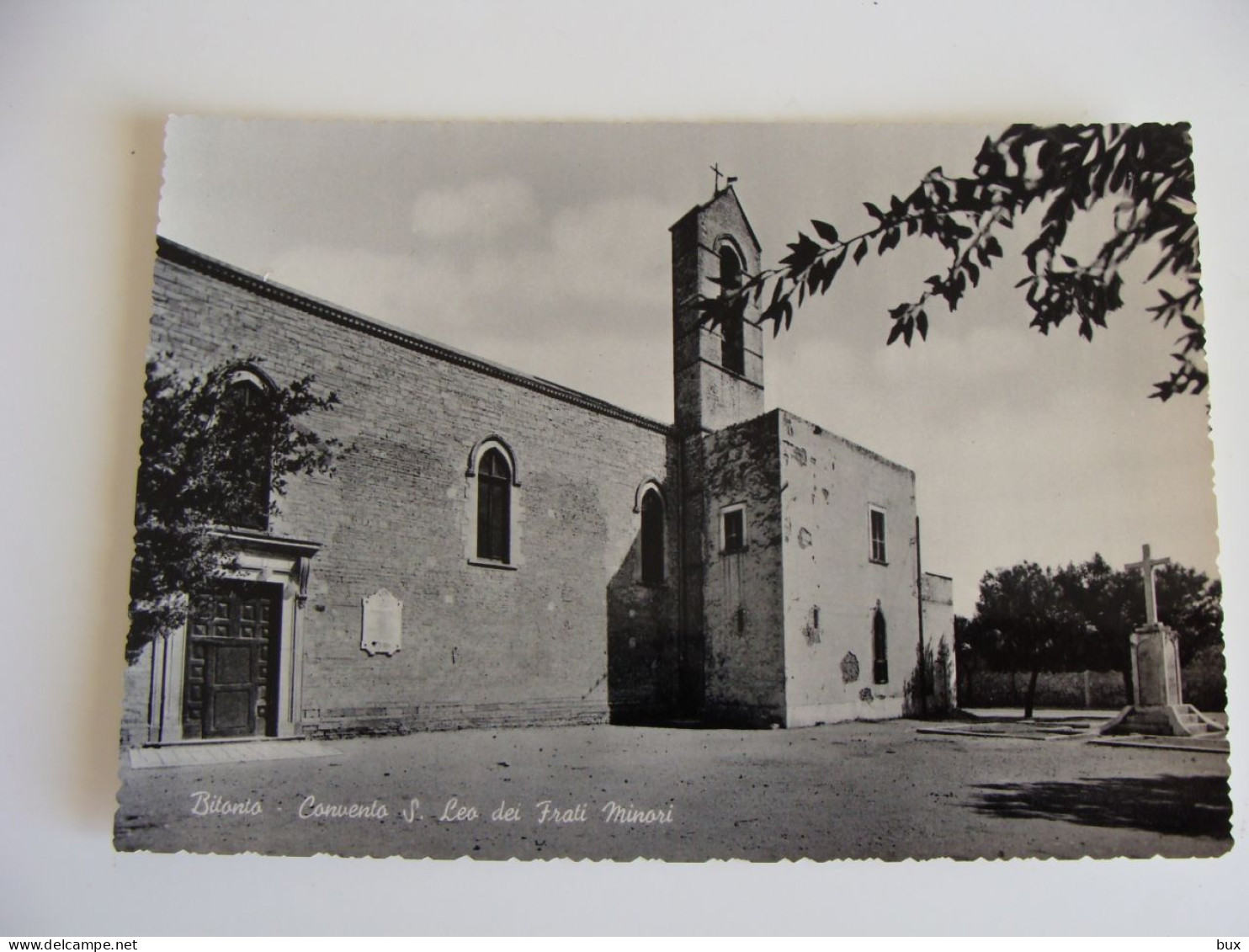 BITONTO CONVENTO S. LEO     ED. GARAFOLO  NON VIAGGIATA  IMM. LUCIDA ARCH SCO4 39 - Bitonto