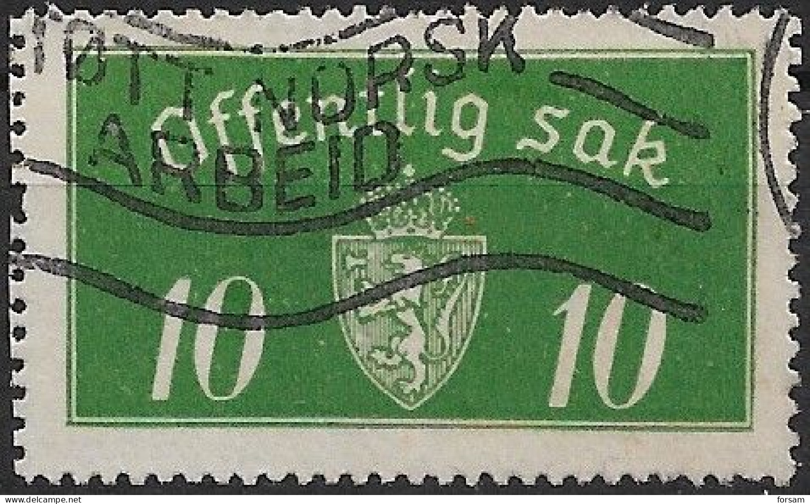 NORWAY..1937..MICHEL # 24..used. - Gebruikt