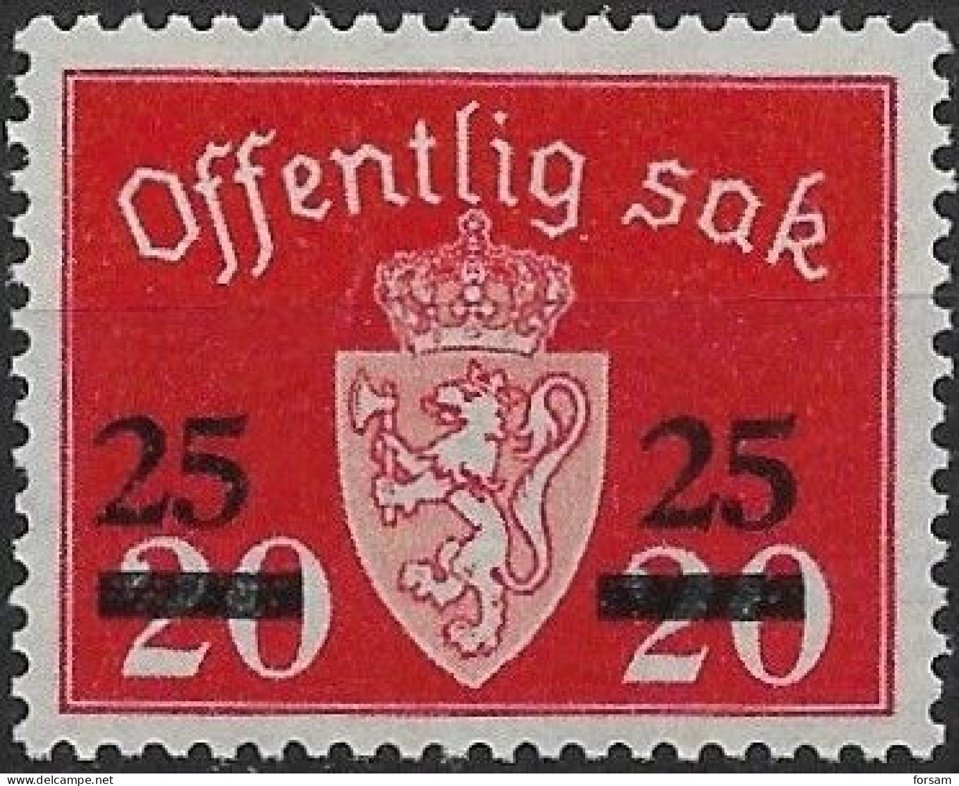 NORWAY..1949..MICHEL # 60..MLH. - Oblitérés