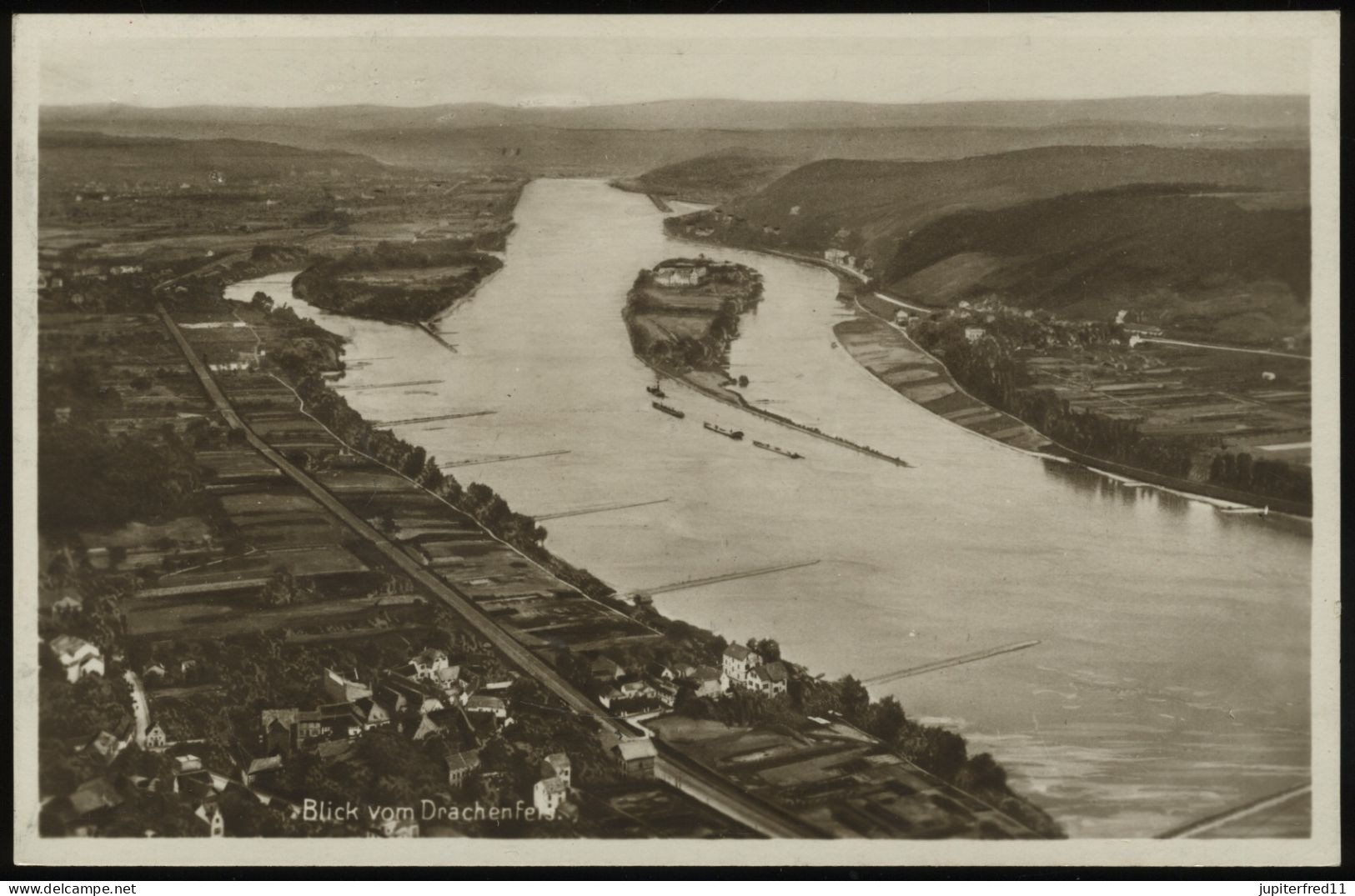 (C5499) AK Blick Vom Drachenfels Auf Rhöndorf Honnef 1933 - Röhndorf