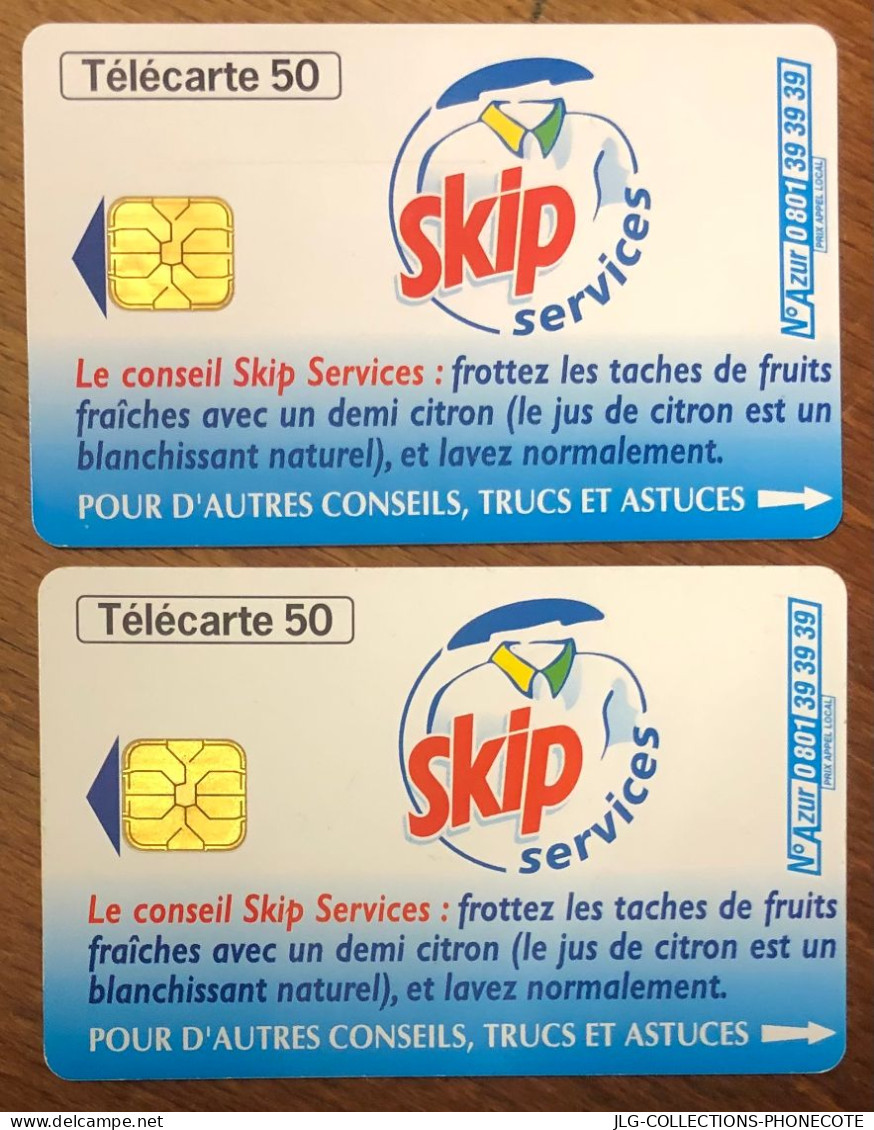 SKIP TELECARTE REF PHONECOTE F981 AVEC "4" FERMÉ & OUVERT + POINT NOIR TELEFONKARTE SCHEDA TARJETA PHONECARD PREPAID - 1999