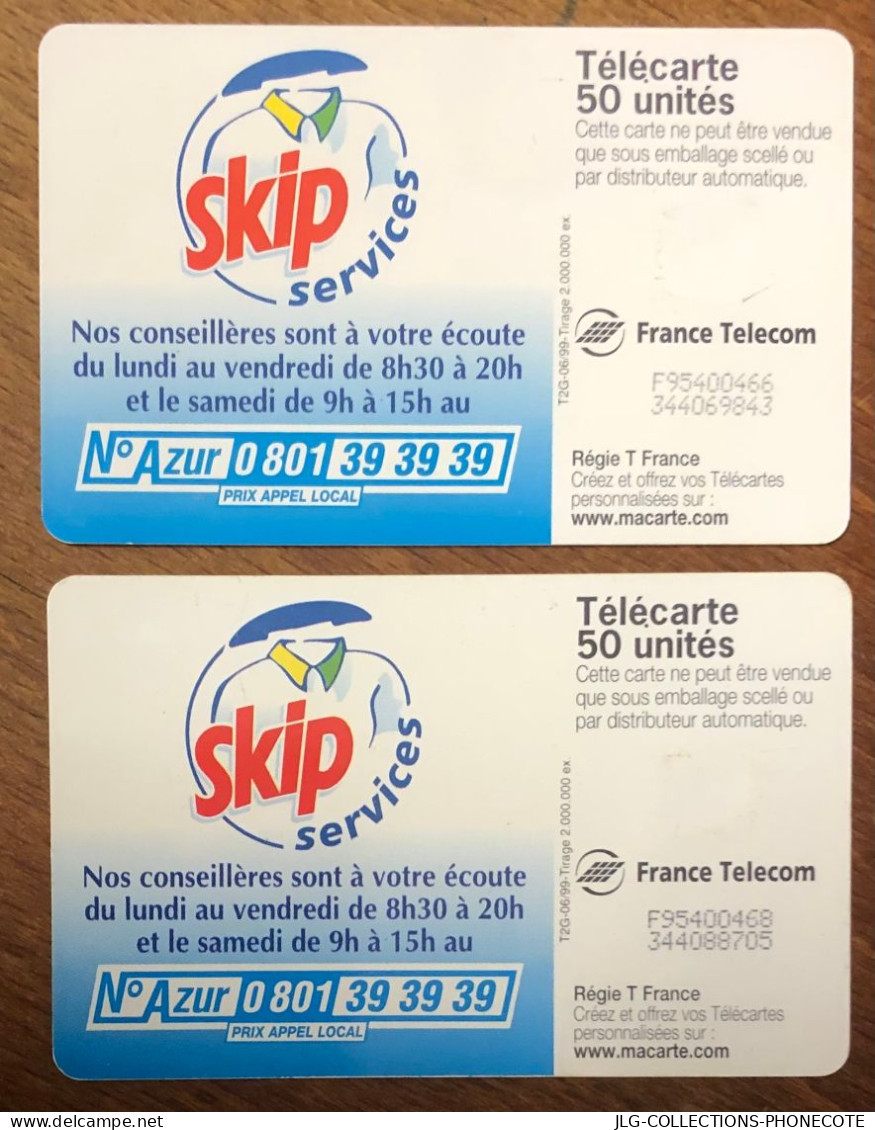 SKIP TELECARTE REF PHONECOTE F981 AVEC "4" FERMÉ & OUVERT + POINT NOIR TELEFONKARTE SCHEDA TARJETA PHONECARD PREPAID - 1999