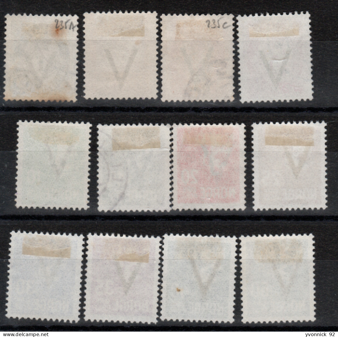 Norvège - ) 1941 )  N° Divers Dans La Série 235 - Used Stamps