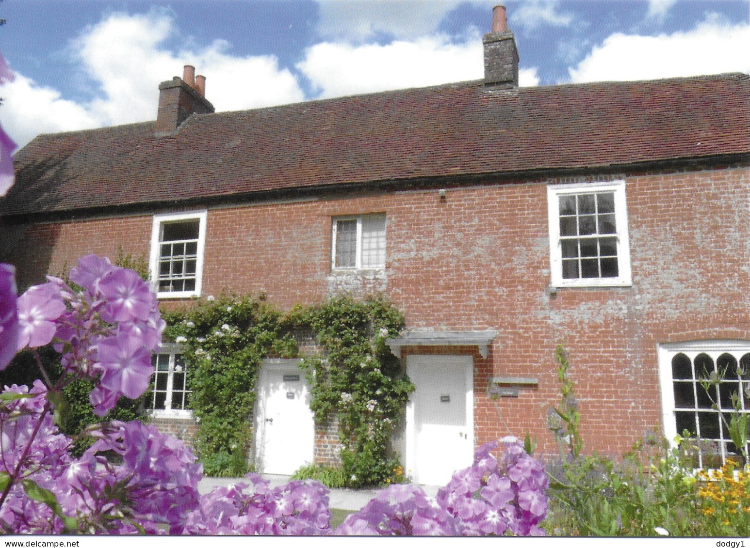 SUMMER, JANE AUSTEN'S HOUSE, CHAWTON, HAMPSHIRE, ENGLAND. UNUSED POSTCARD   Tm5 - Ecrivains