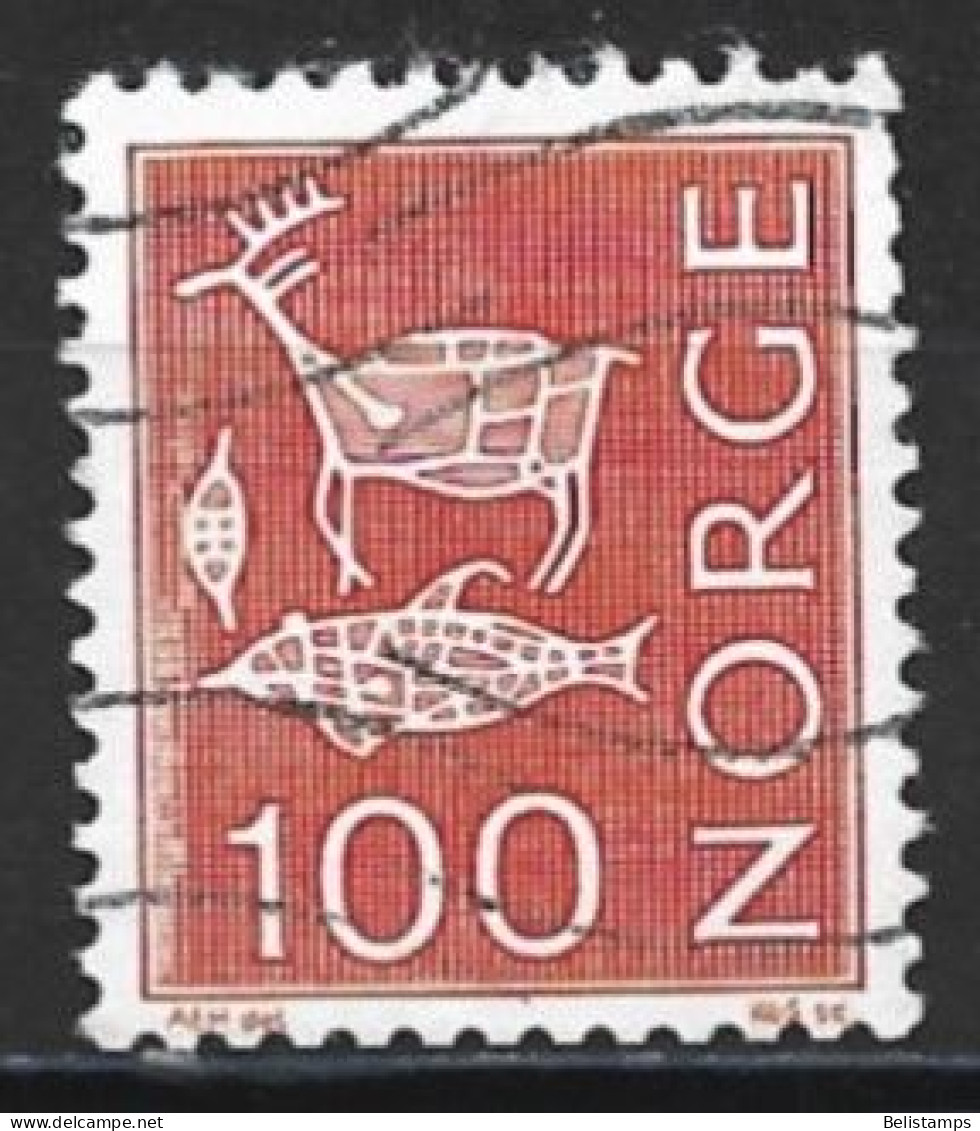 Norway 1973. Scott #611 (U) Rock Carvings - Usados