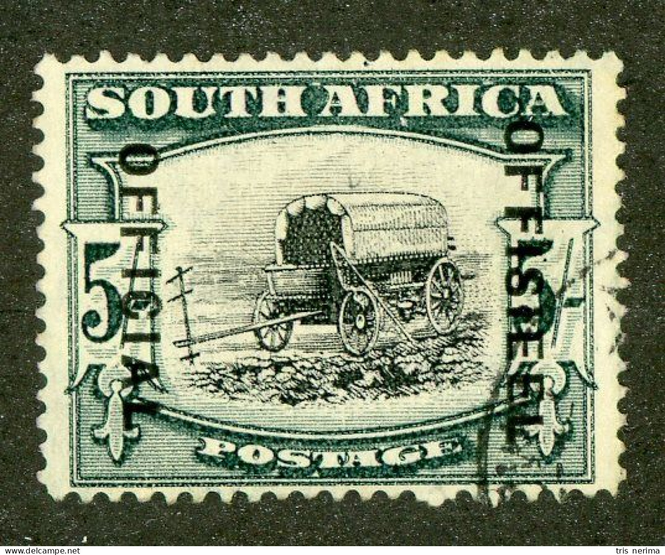 5605 BCx S. Africa 1940 Scott O-39a Used (Lower Bids 20% Off) - Oficiales