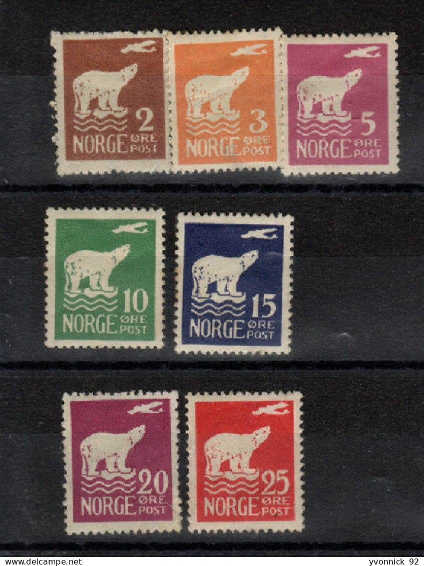 Norvège -( 1925 ) Expédition Pole Nord N° 101/107 - Sonstige & Ohne Zuordnung