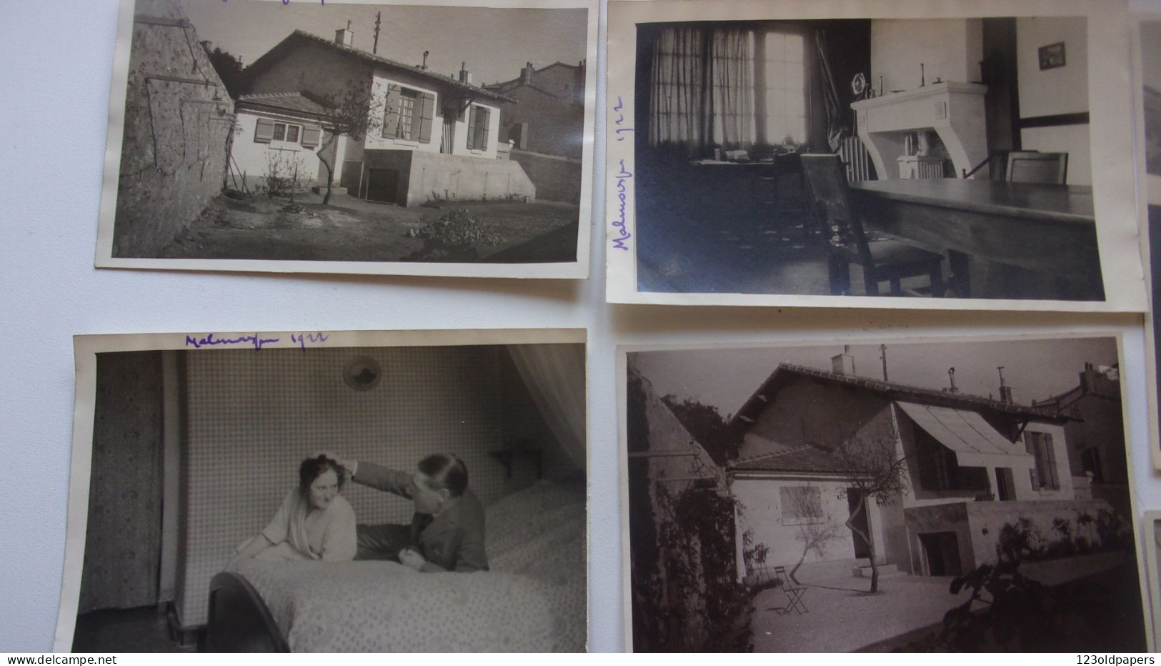 13 MARSEILLE LOT DE 8 CARTE PHOTO FAMILIALE Malmousque ENDOUME MARSEILLE 1922 - Endoume, Roucas, Corniche, Plages