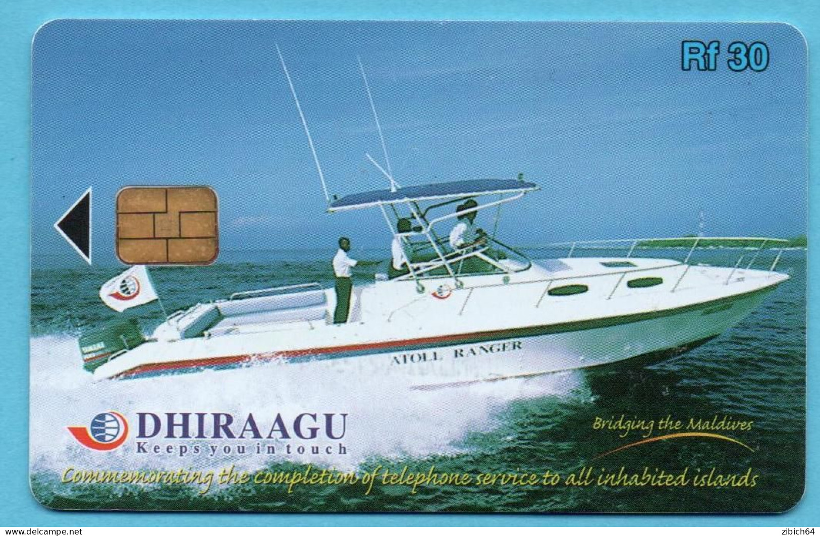 MALDIVES Chip Phonecard - Maldiven