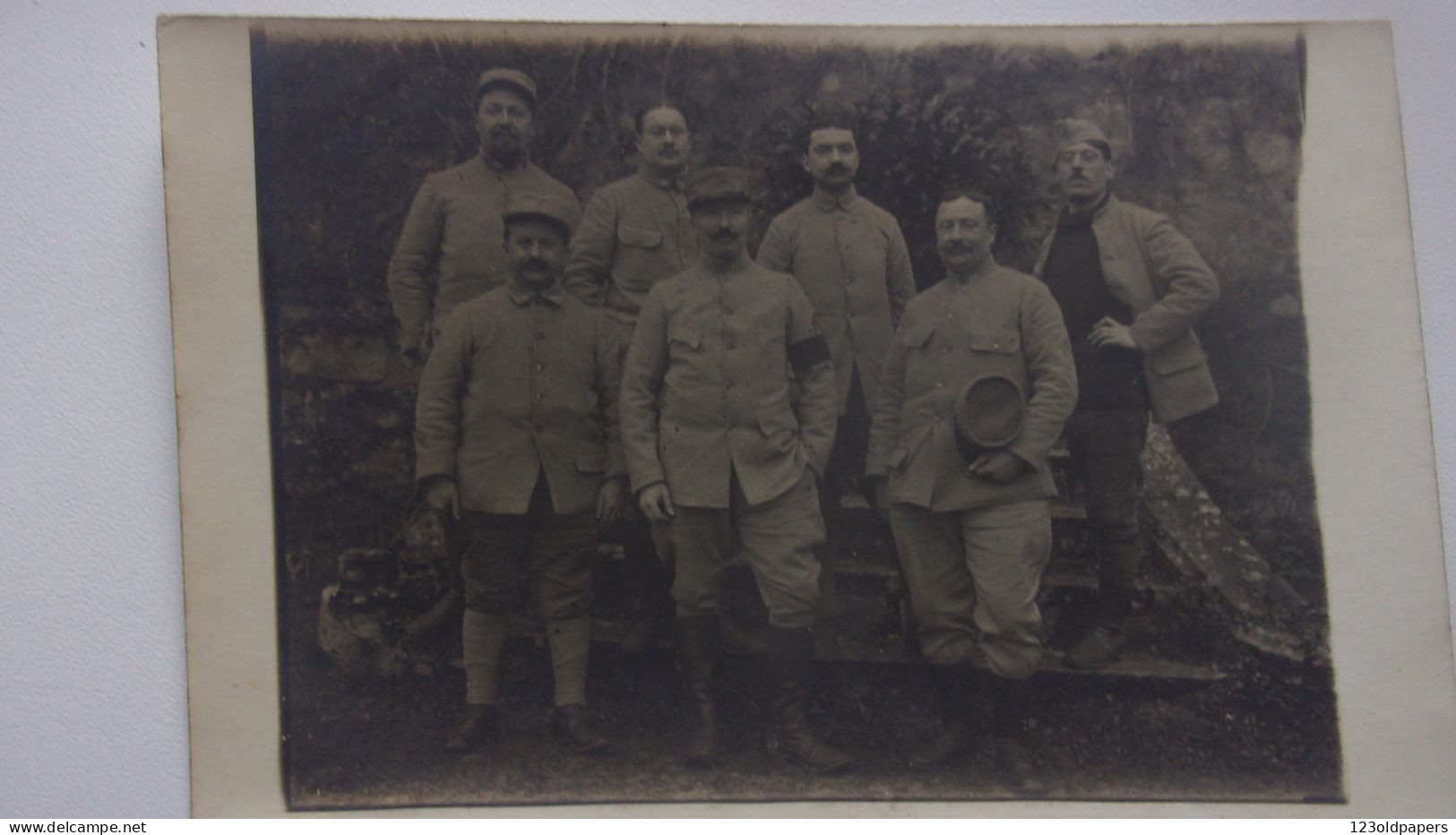 02 FERE EN TARDENOIS  CARTE PHOTO CHATEAU DE FERE JANVIER 1917 GROUPE SOLDATS WWI - Fere En Tardenois