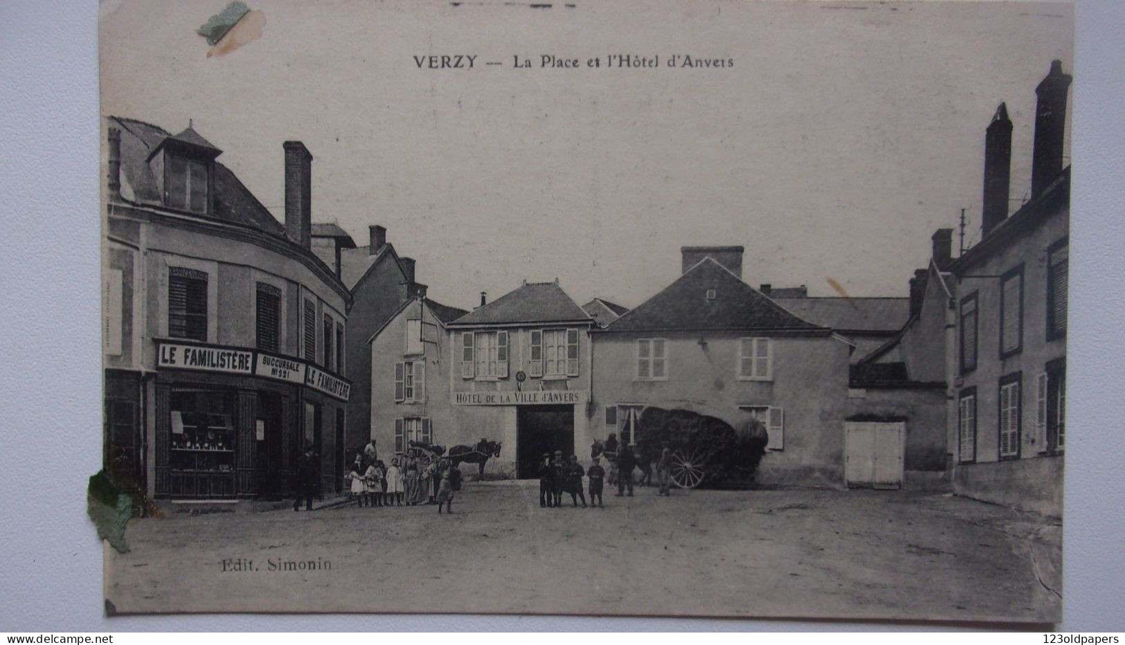 51  VERZY FAMILISTERE N° 221 PLACE HOTEL D ANVERS - Verzy