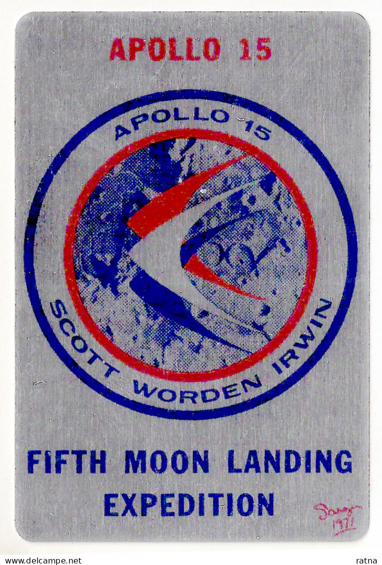 USA 1971, NASA Cap Canaveral Floride Apollo 15, Lune,, Conquète Spatiale, Espace, Astronaute, Scott, Irwin, Worden - North  America