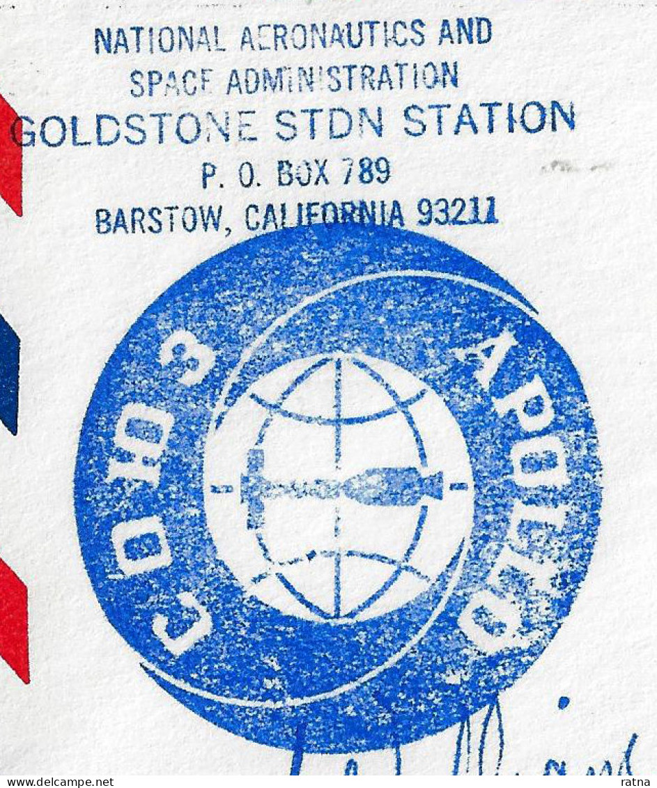 USA 1975, Station NASA De Barstow Californie,,conquète Spatiale, Espace, Vol Couplé Russe Amerique, Astronautique - América Del Norte