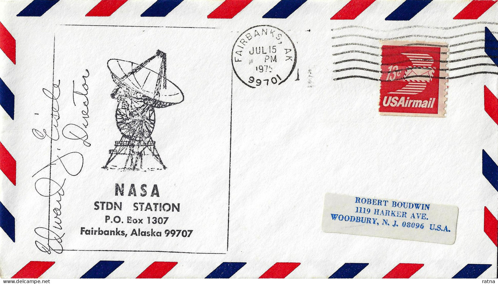 USA 1975, Station NASA De Fairbanks, Alaska Conquète Spatiale, Espace, Radiotélescope Astronautique - América Del Norte