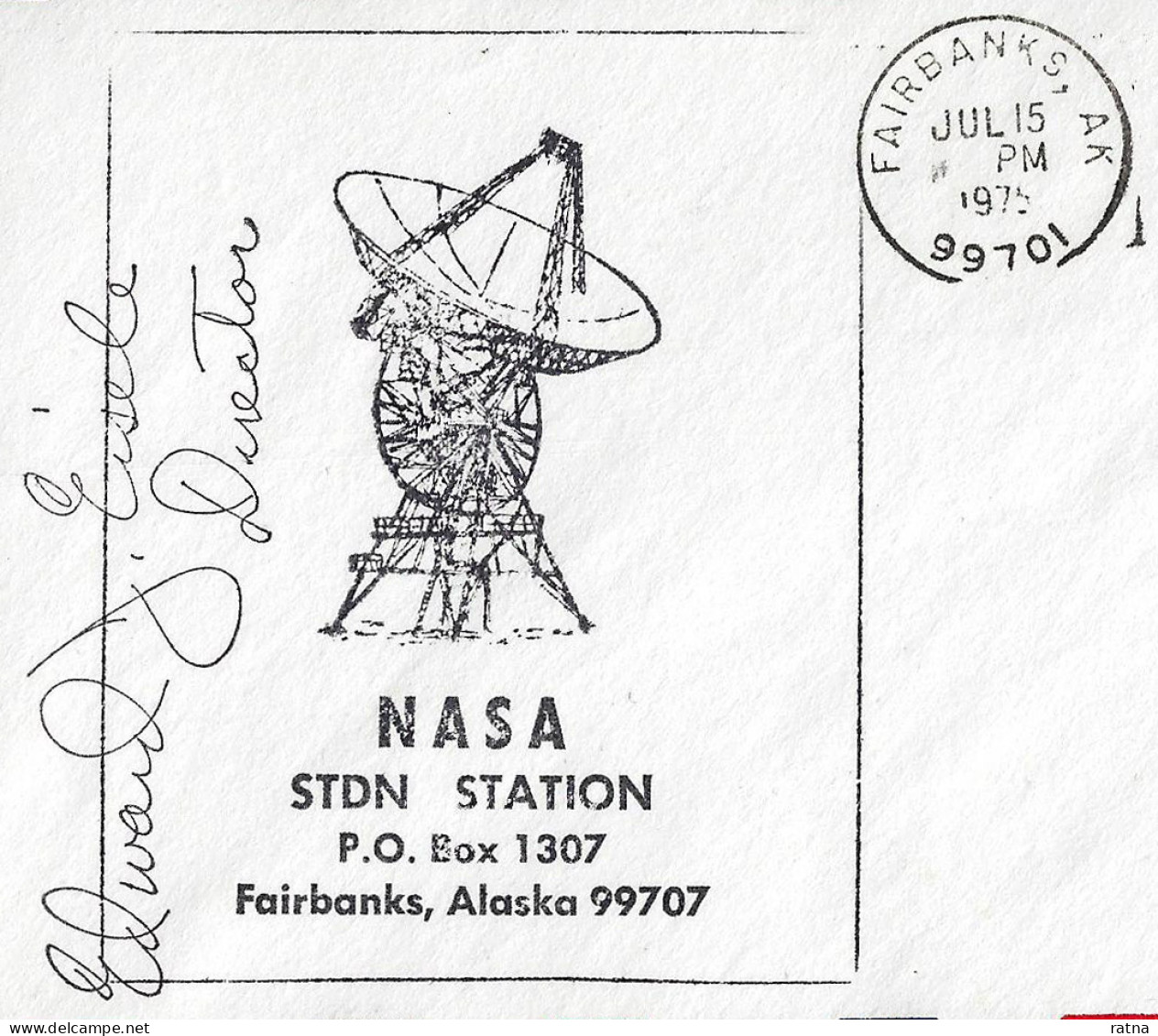 USA 1975, Station NASA De Fairbanks, Alaska Conquète Spatiale, Espace, Radiotélescope Astronautique - North  America