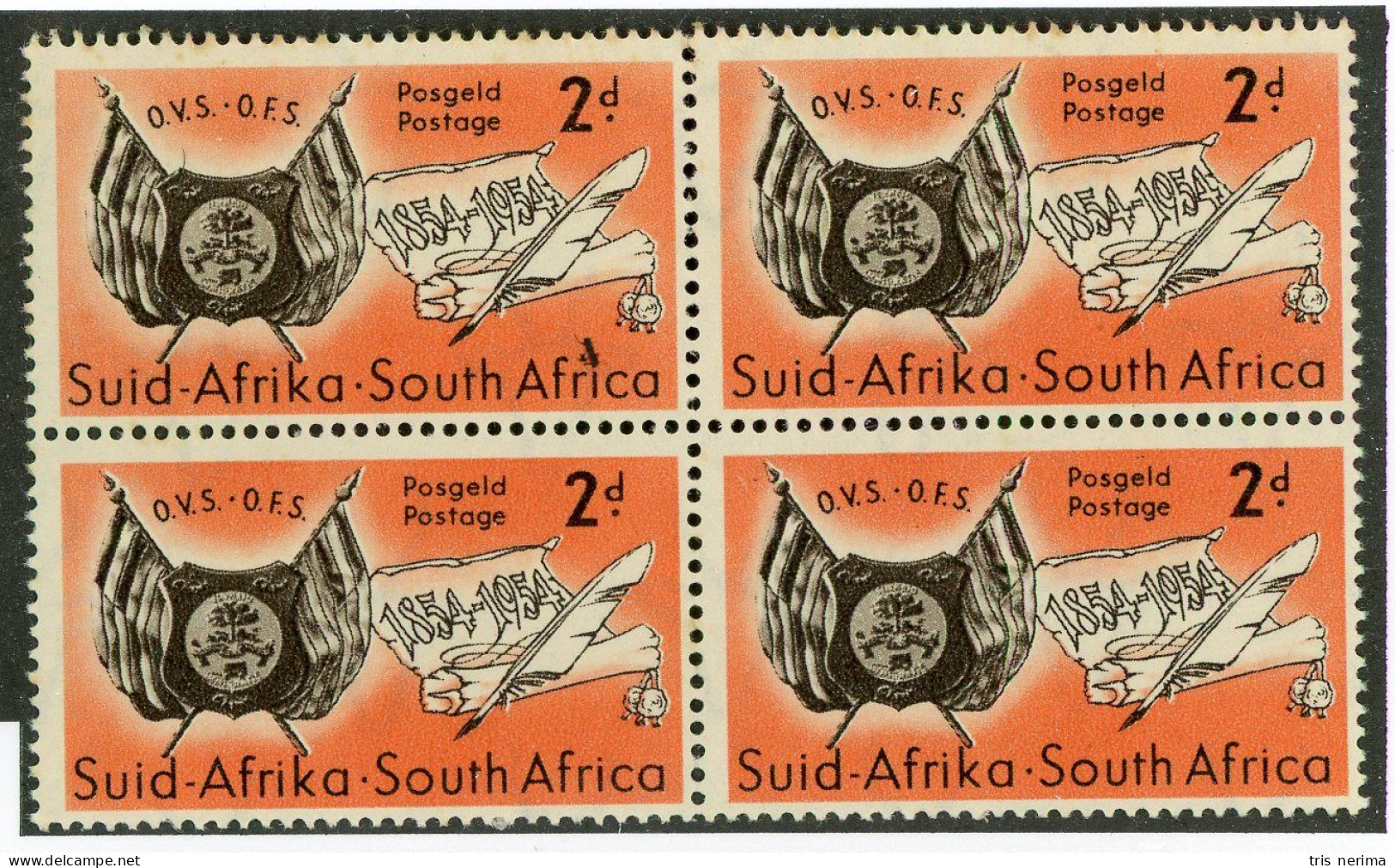 5642 BCx S. Africa 1954 Scott 198 Mnh** (Lower Bids 20% Off) - Unused Stamps