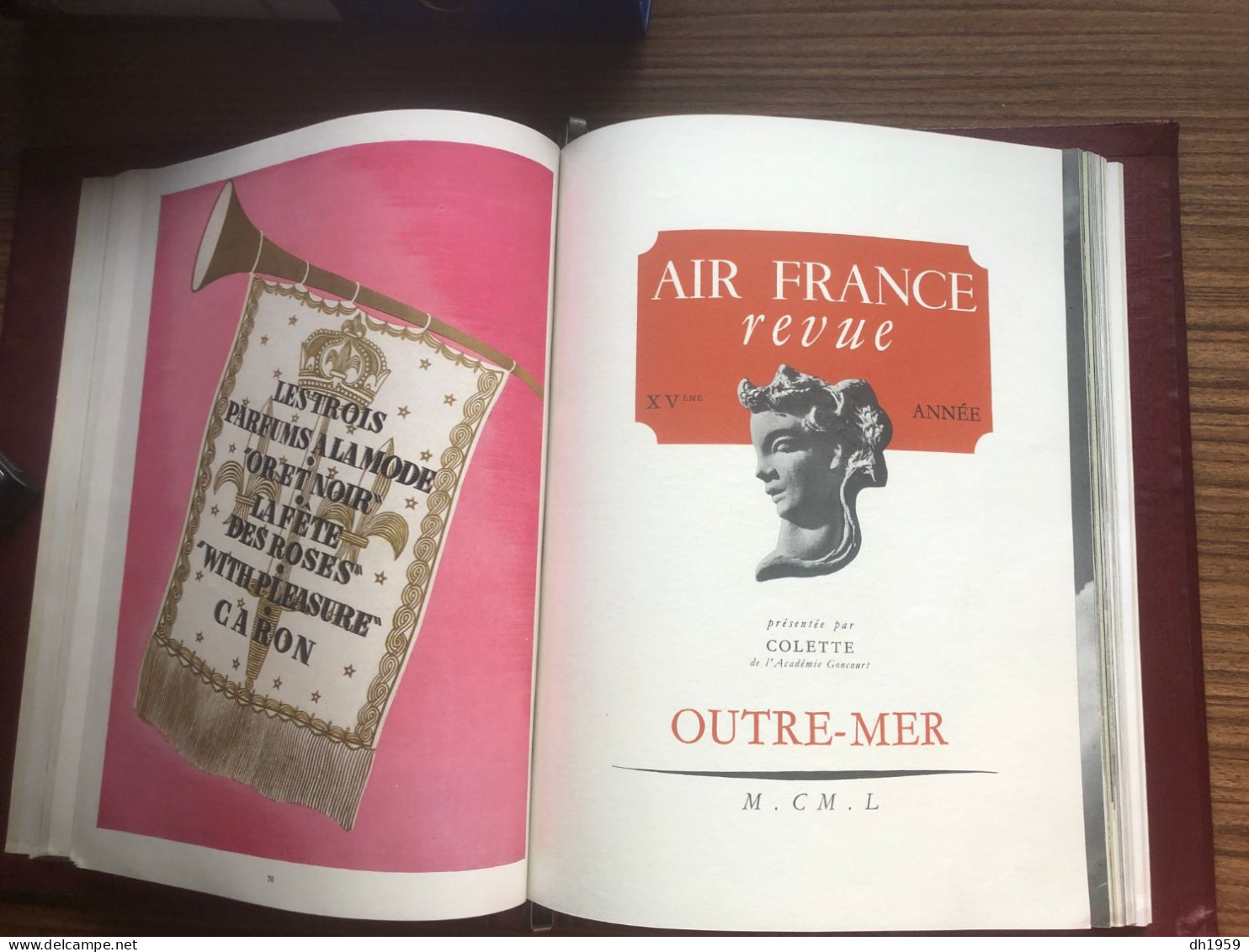 AIR FRANCE REVUE AVIATION  OUTRE MER PRINTEMPS 1950 PRESSE J. VERNE CHANEL AFRIQUE DAKAR ASIE TAHITI PUB PUBLICITE