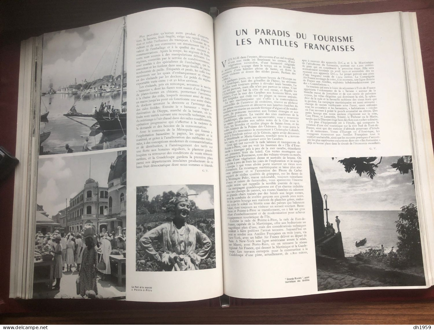 AIR FRANCE REVUE AVIATION  OUTRE MER PRINTEMPS 1950 PRESSE J. VERNE CHANEL AFRIQUE DAKAR ASIE TAHITI PUB PUBLICITE