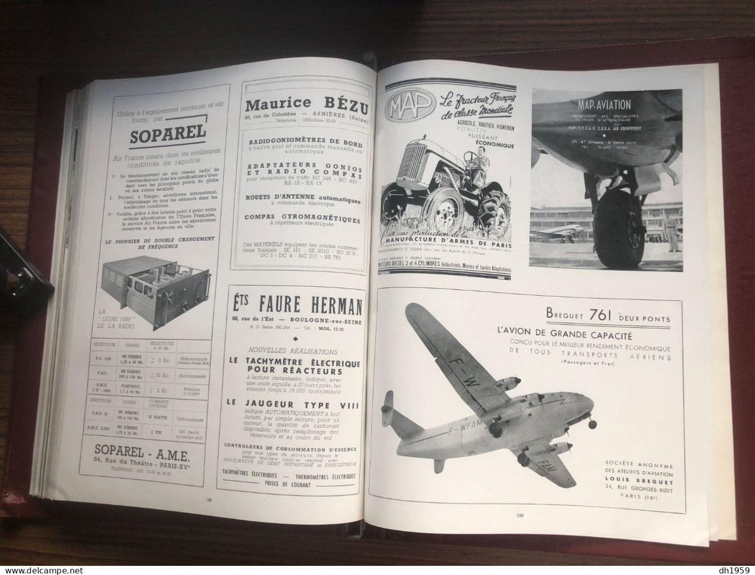 AIR FRANCE REVUE AVIATION  OUTRE MER PRINTEMPS 1950 PRESSE J. VERNE CHANEL AFRIQUE DAKAR ASIE TAHITI PUB PUBLICITE