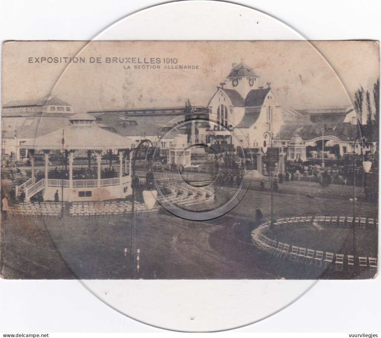 Brussel - Exposition De Bruxelles 1910 - Le Section Allemande  Gebruikt In 1910 - Feesten En Evenementen