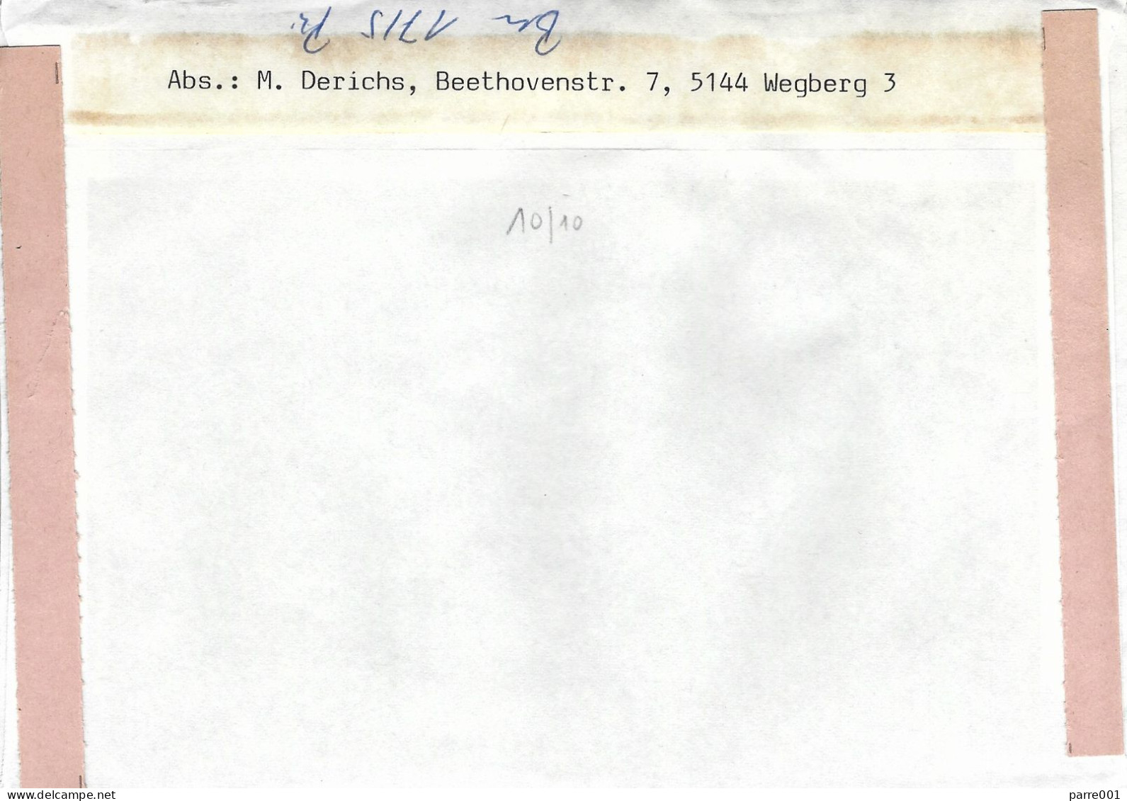 Deutschland Germany 1989 Krefeld CEPT Children Games Gabelsberger Shorthand AR Advice Receipt Registered Cover - 1989