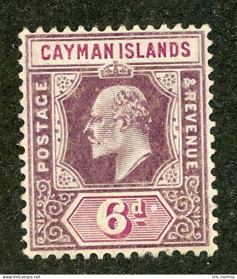 5689 BCx Cayman Is. 1907 Scott 26 M* (Lower Bids 20% Off) - Cayman Islands