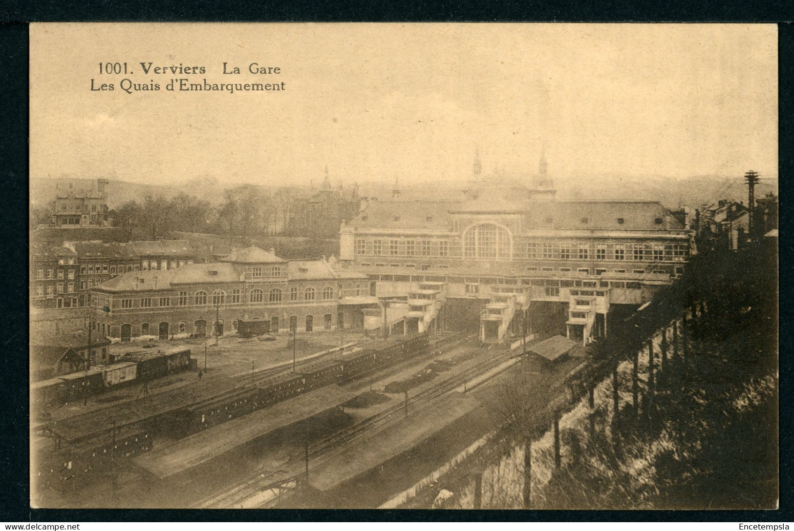 CPA - Carte Postale - Belgique - Verviers - La Gare (CP23138) - Verviers