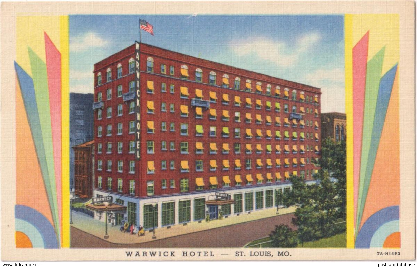 St. Louis - Warwick Hotel - & Hotel, Illustration - St Louis – Missouri