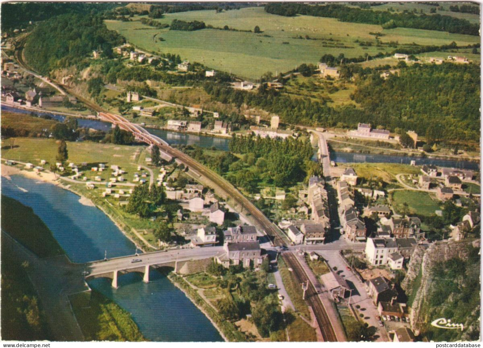 Comblain-au-Pont - Approche Du Confluent De L'Ourthe Et De L'Amblève - & Air View - Comblain-au-Pont