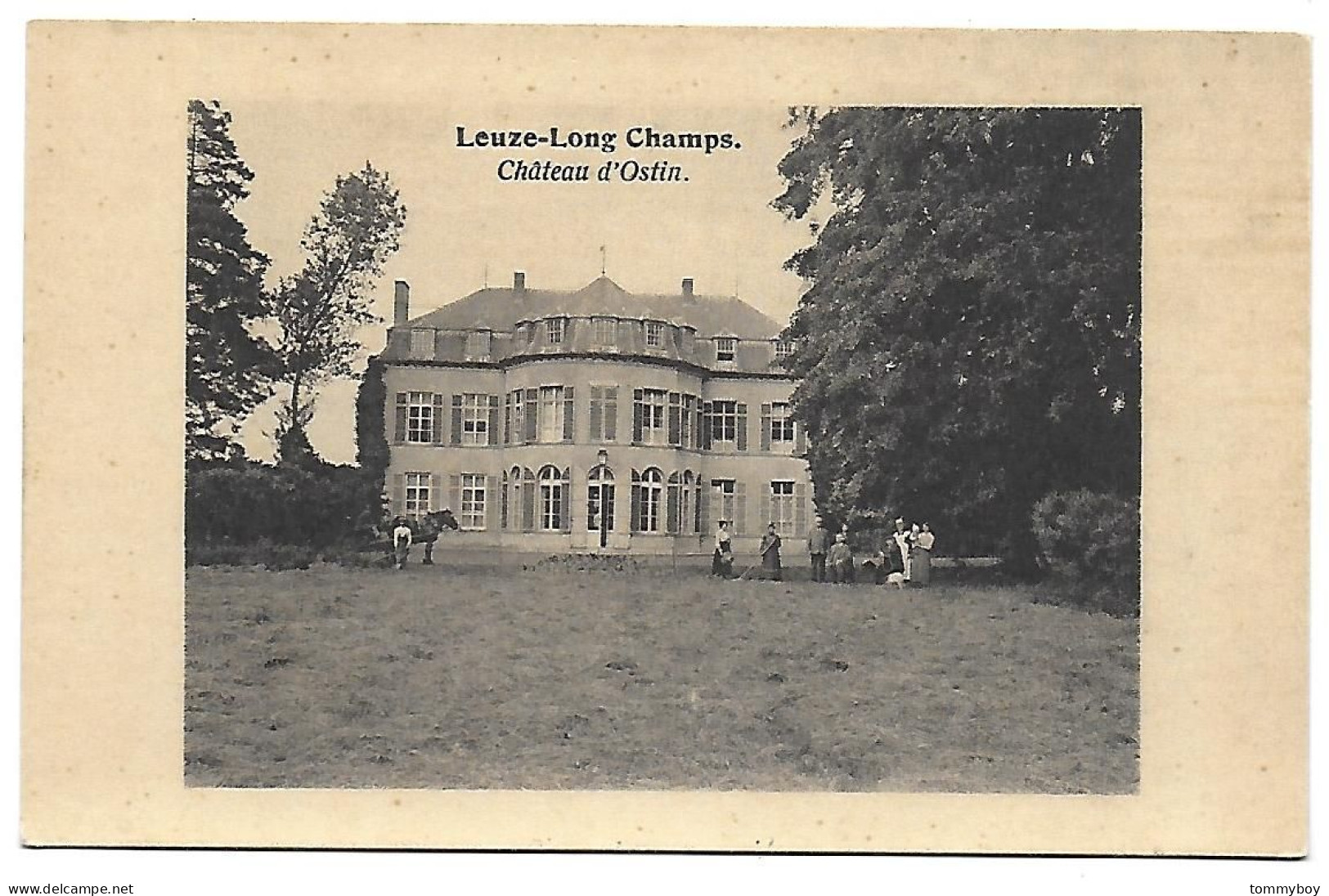CPA Leuze- Long Champs, Château D' Ostin - Eghezée