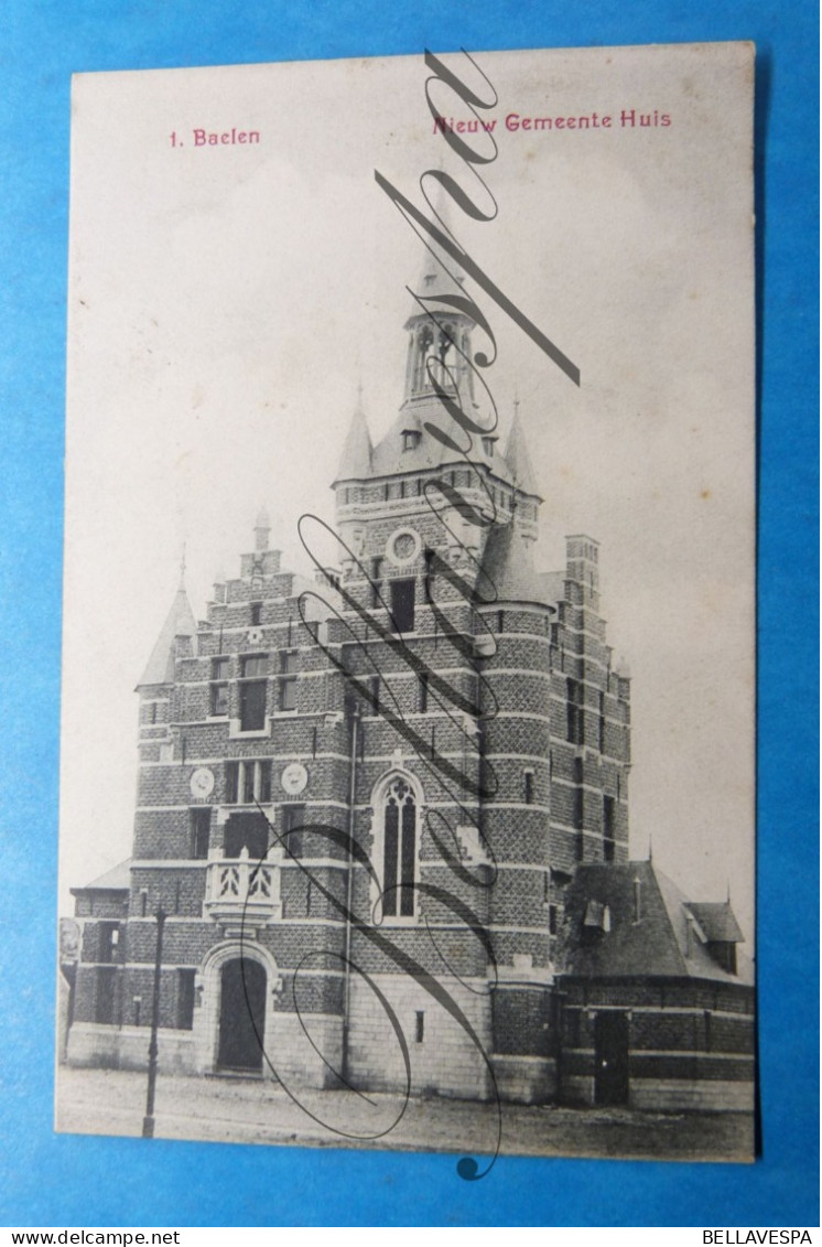 Balen Nieuw Gemeentehuis  1907 - Hove