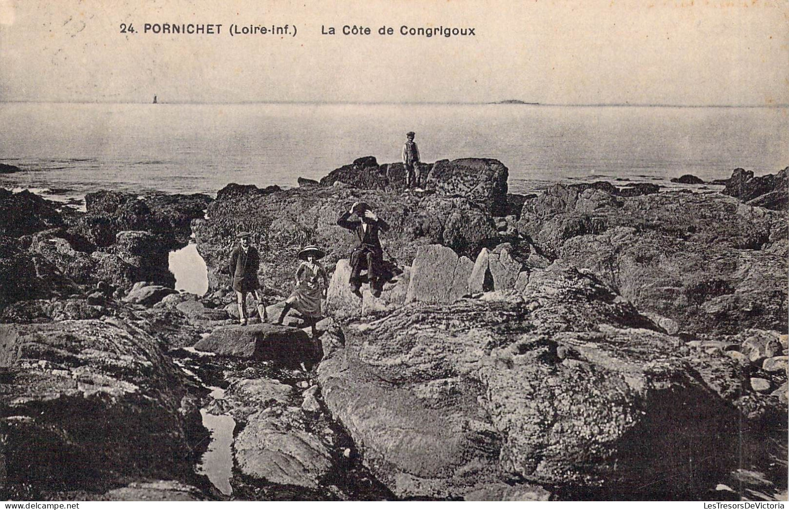 FRANCE - 44 - PORNICHET - La Côte De Congrigoux - Editeur F Chapeau - Carte Postale Ancienne - Pornichet