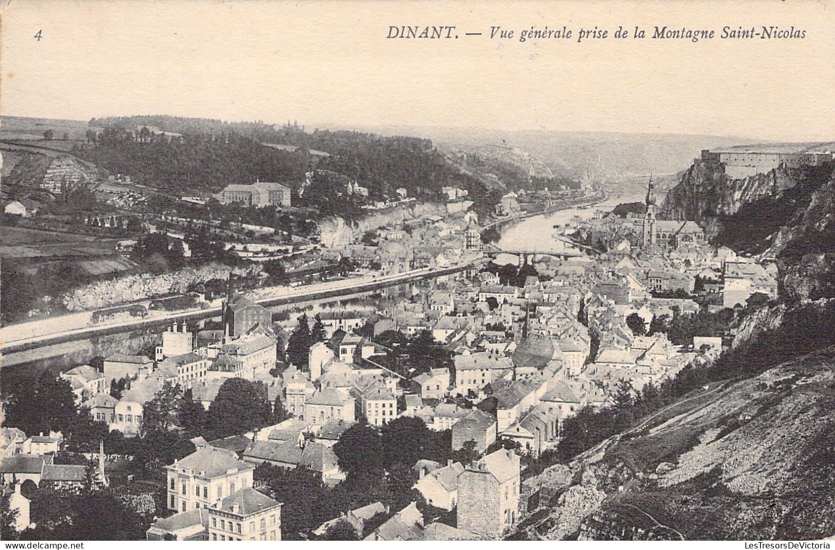 BELGIQUE - Dinant - Vue Générale Prise De La Montagne Saint Nicolas - Carte Postale Ancienne - Dinant