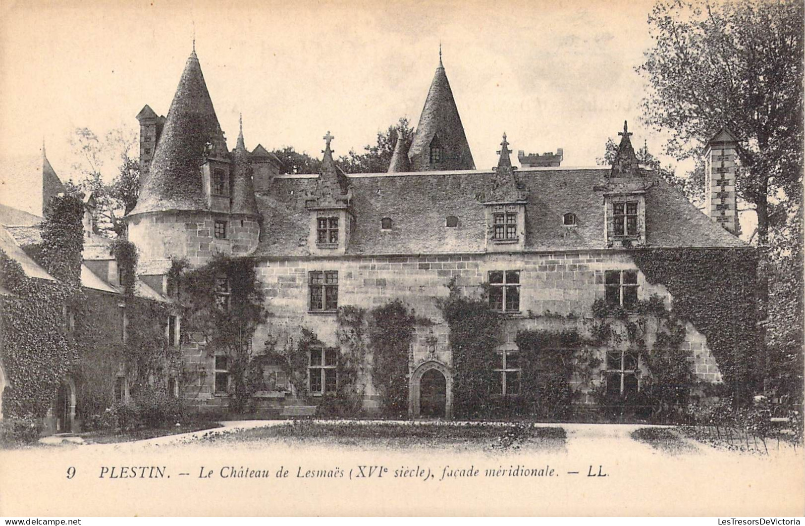 FRANCE - 22 - PLESTIN - Le Château De Lesmaes XVIe Siècle Façade Méridionale - LL - Carte Postale Ancienne - Plestin-les-Greves