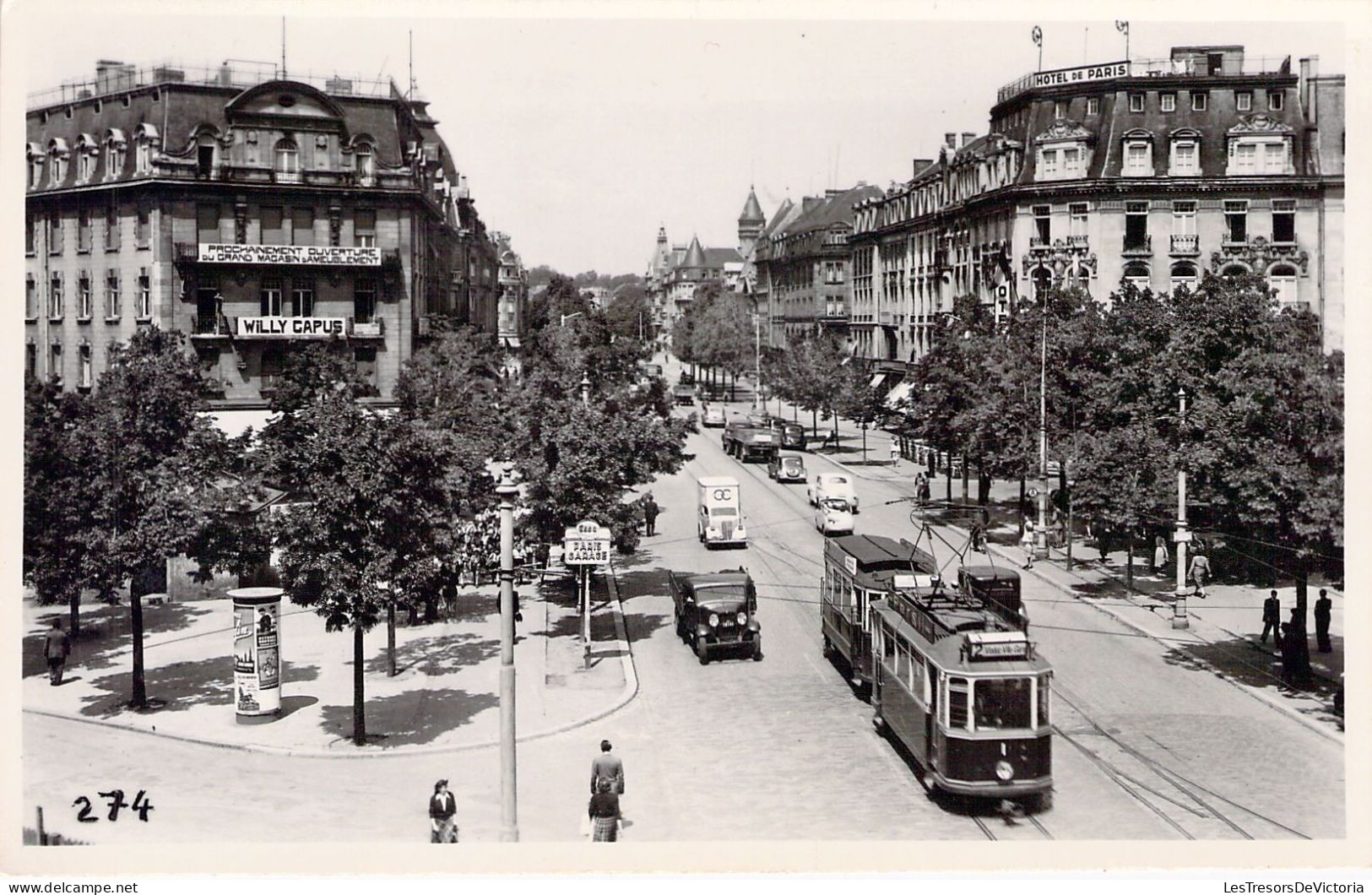 LUXEMBOURG - Avenue De La Liberté - Carte Postale Ancienne - Luxemburg - Stadt