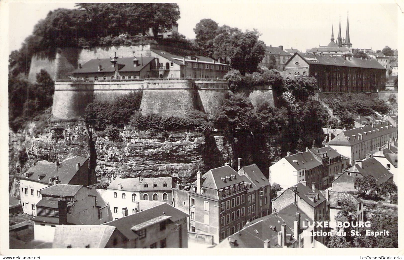 LUXEMBOURG - Bastion Du St Esprit - Carte Postale Ancienne - Luxemburg - Stad