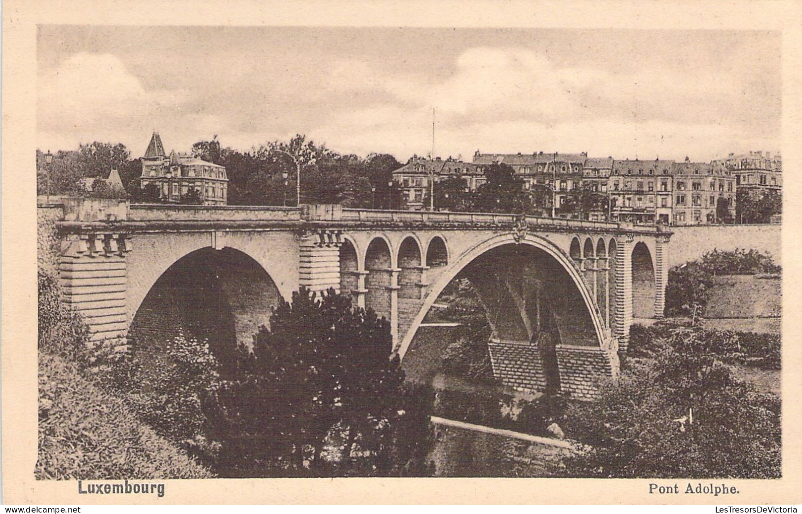 LUXEMBOURG - Pont Adolphe - Carte Postale Ancienne - Luxemburgo - Ciudad